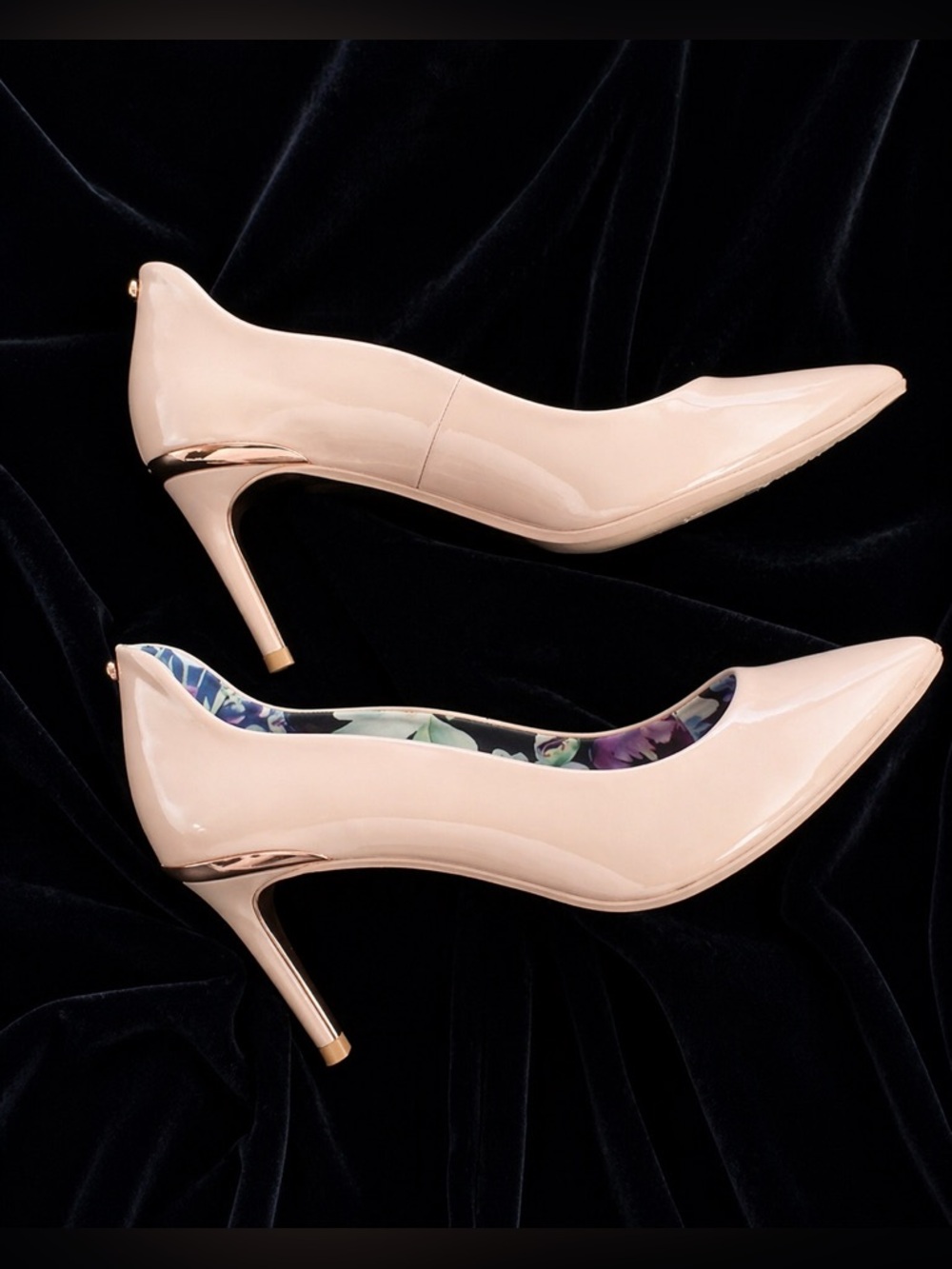 Ted Baker Women's Nude-Pinkish Leather Heels - Size 37 - Picture 3 of 16